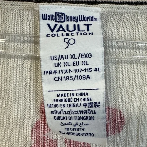 Walt Disney World 50 Anniversary Vault Collection Wool Blend Cardigan XL - Picture 2 of 10